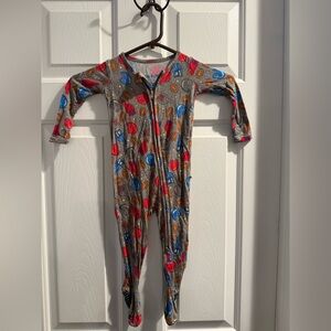 Football theme baby 6-12 month sleeper